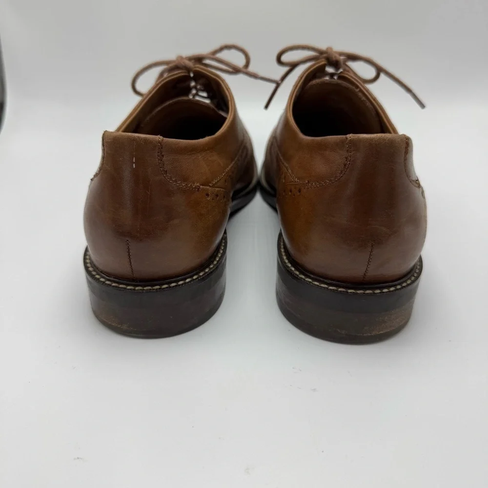 Cole Haan Warren Wingtip Oxford Dress Shoes Men’s Size 10 Brown Leather Classic